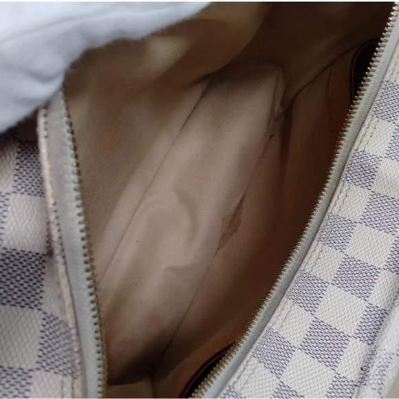 Auth Louis Vuitton LV Damier Azur Navaglio Messenger Bag Crossbody Satchel - Picture 9 of 10